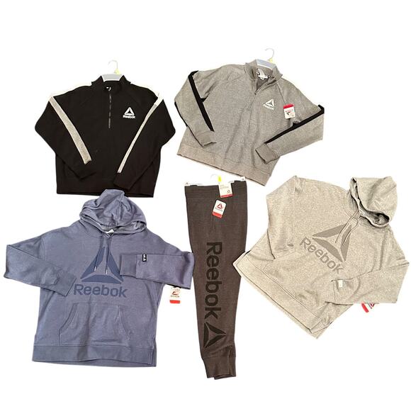 Women’s New LARGE Reebok Jogger or Sweatshirt Choose 2. Or I can bundle bulk. - Picture 1 of 10
